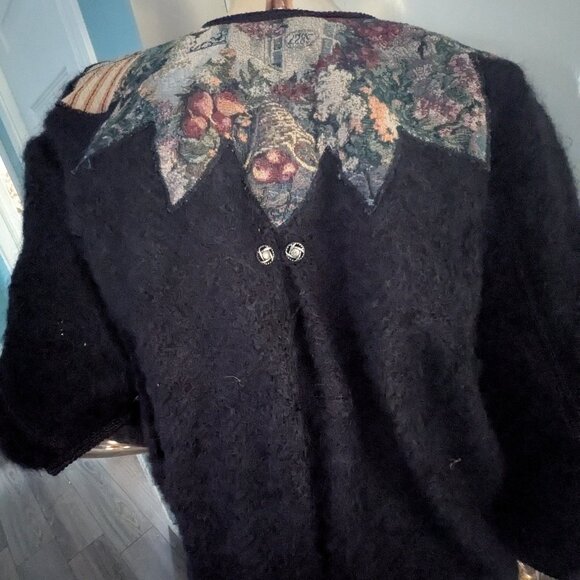 Vintage cardigan Le Blanc Mouton - Picture 2 of 8